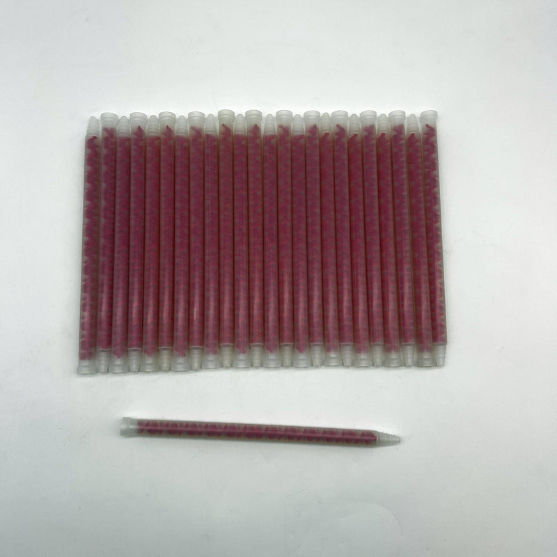 Ellsworth Adhesives EDS500-24S Static Mixer Nozzle 0.5" x 24 Stepped Red 25pk 10