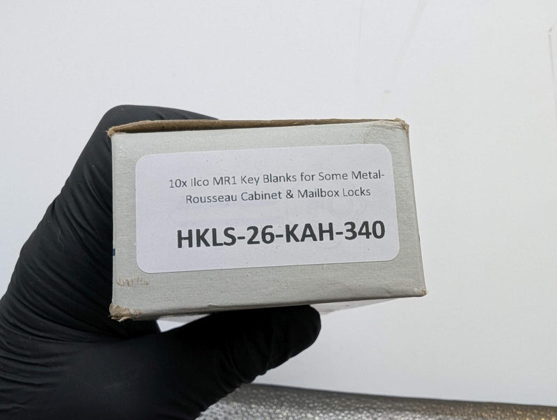 10x Ilco MR1 Key Blanks for Some Metal-Rousseau Cabinet & Mailbox Locks 3