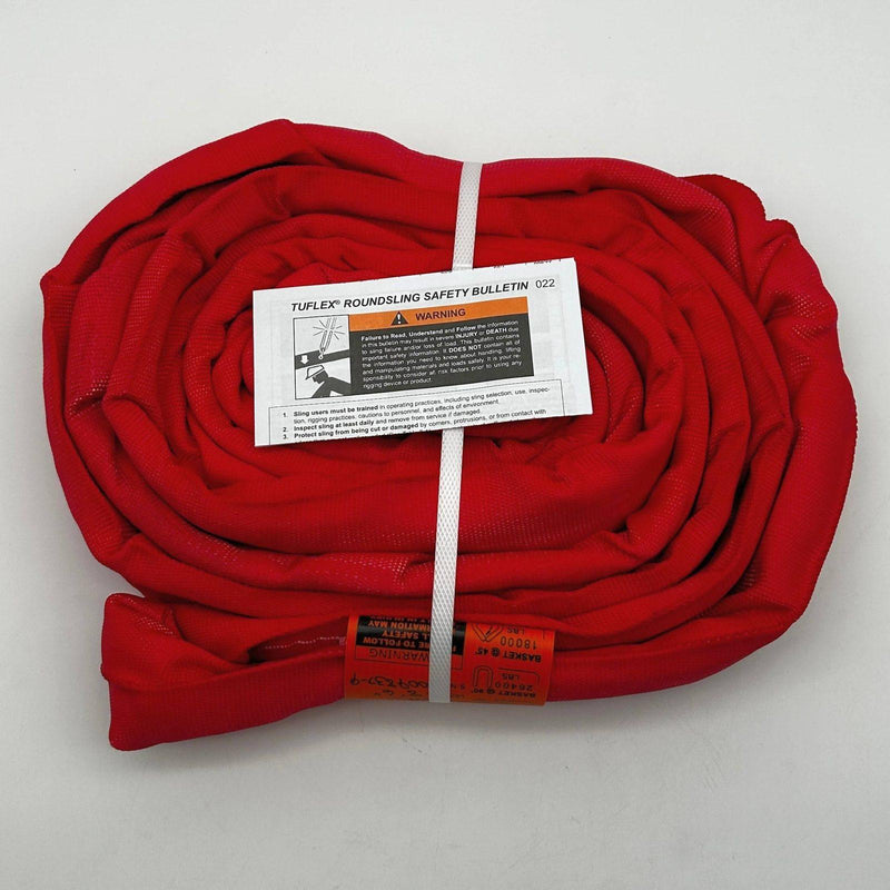 Lift-All Tuflex EN150 Red Endless Round Sling ZEN150X8'6" Load Limit 13,200 lbs 1