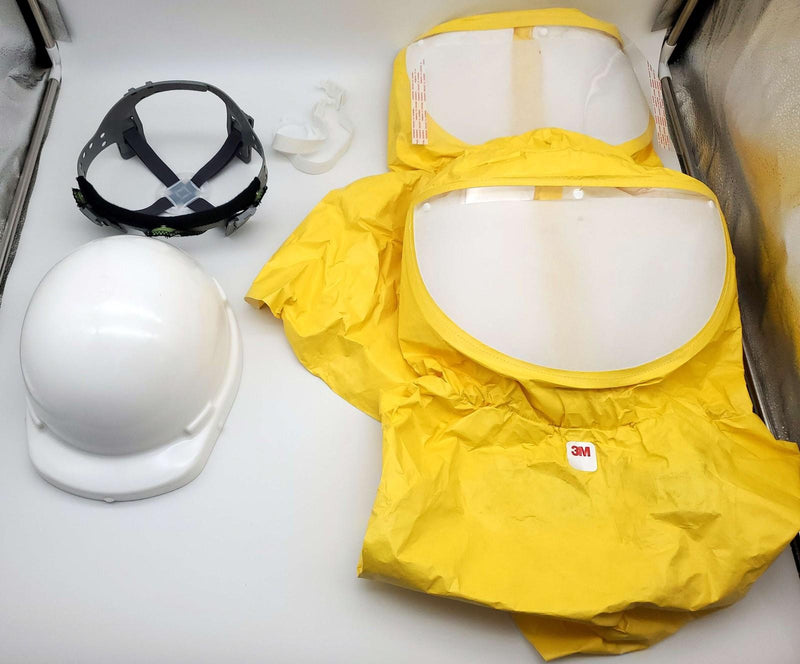 3M H-412 Hood Assembly Hardhat & Collar PAPR & Supplied Air Respirator Systems 1
