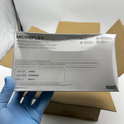 Microflex V243 Disposable Glove Large Lightly Powdered Vinyl 4 Mil Clear 1000/Ca 5