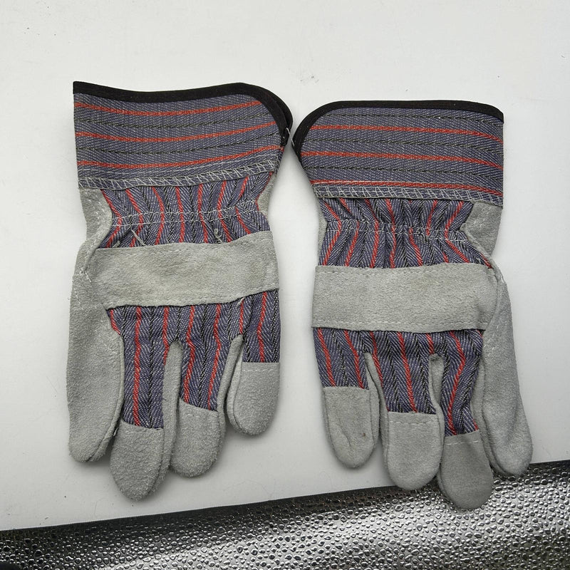 Wells Lamont Y3407 Split Leather Palm Gloves Size Large Wing Thumb 12 Pairs