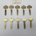 10x 1A1R1 Key Blanks for Best SFIC Cores R Keyway Nickel Silver 4