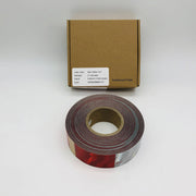 Aura 135-HY Conspicuity Tape 2in x 150ft Red White 11x7 Kiss Cut DOT-C2 1 Roll 9