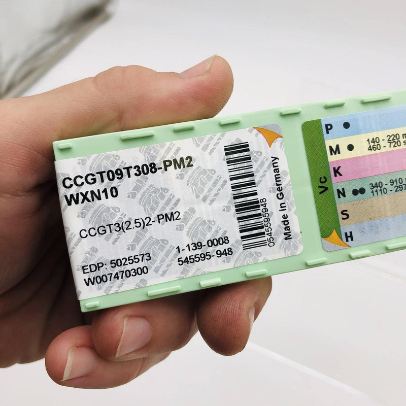 Walter CCGT3 2.5 2-PM2 WXN10 Turning Insert Carbide 5025573 PVD/TiCN Plus 10pk 3