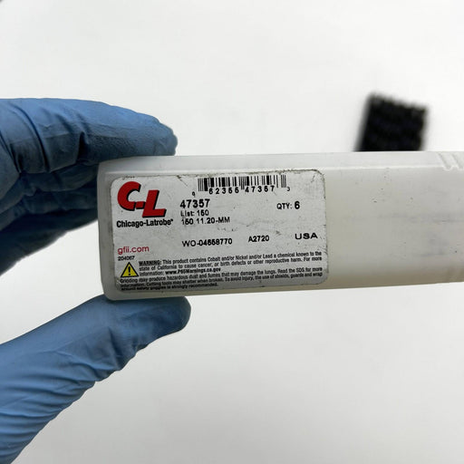 Chicago-Latrobe 47357 Jobber Drill Bit 11.20mm 150 HSS Black Steam Oxide 6pk 2