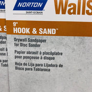 Norton 07660768419 Abra Sanding Disc 9in A296 120G Hook and Loop 15 Discs 4