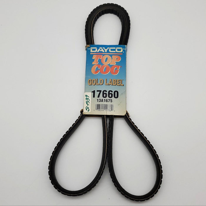 Dayco 17660 Belt Gold Label 0.53" Width 66" Length Top Cog V-Belt 1