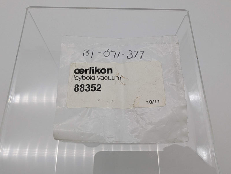 Oerlikon 88352 Centering Ring DIN 25 w/ Sintered Metal Filter FKM O-Ring 3