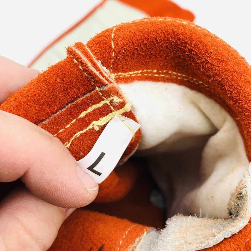 MCR Safety 4921 Welders Leather Gloves Size Large Red Ram Premium Cowhide 2 Pair 7