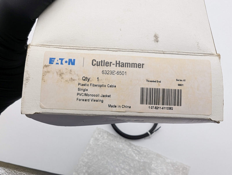 Eaton 6323E-6501 Fiber Optic Cable Sensor Cable for Thru-beam Sensors 1 Meter