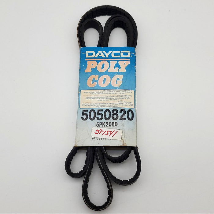 Dayco 5050820 Serpentine Belt 0.7" Width 82.75" Length 5 Ribs Poly Cog 1