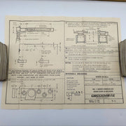 Rixson 1-311 Door Holder Concealed Bronze Heavy Duty Friction Stay Checkmate #1 10