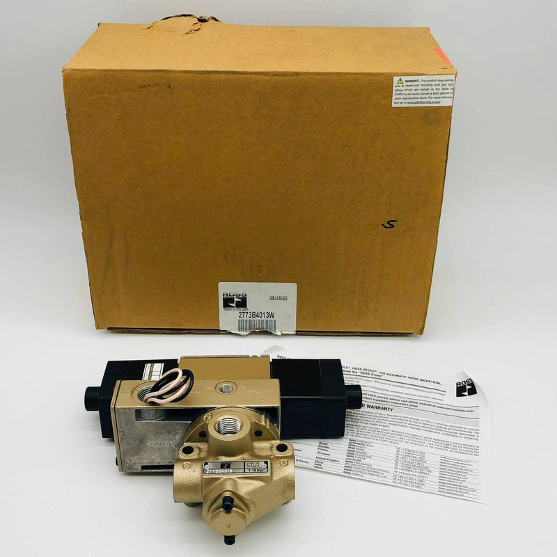 Ross Controls 2773B4013W Solenoid Valve Double Pilot 24VDC Model 400C79 2-10 Bar 1