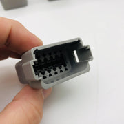 TE Connectivity DT04-12PA Receptacle 12 Pin Grey Wire to Wire Crimp Pack of 25 6