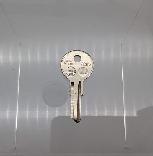 10x Ilco 1098GX Key Blanks for Some American Motors Gas Caps Nickel Plated 1