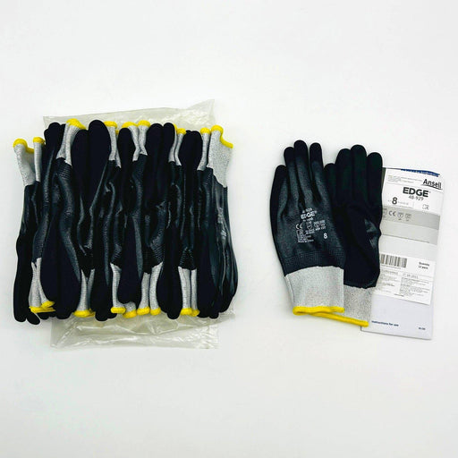 Ansell Edge 48929 Cut and Oil Resistant Gloves Medium 8 High Dexterity 10 Pairs 1