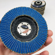 10x Elite Abrasives 12822 Flap Disc 4.5x7/8 Zirconia Alumina T27 40 Grit W/ Aids 4