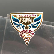 Kentucky Derby Festival Pin Vintage 1993 Pegasus Clutch Back USA Made SM KDF 4