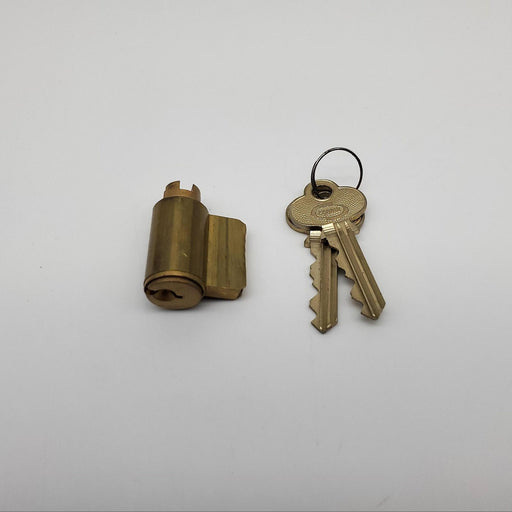 Corbin 460R Lock Cylinder Key In Knob 440 Series 27 Keyway Satin Brass 6 Pin 2