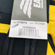 Majestic 2150 Work Gloves Size 2XL Mechanics Gloves Deerskin Golden Eagle 2 Pair 2