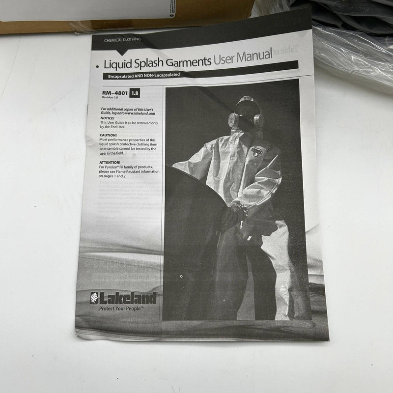 Lakeland C3T132 Hazmat Suit ChemMax 3 Plus w/ Respirator Fit Hood XL 6/Case 5