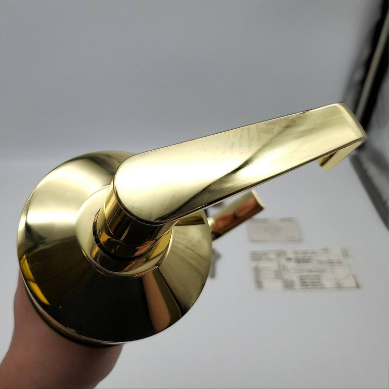 Falcon Door Lever Classroom Lock Bright Brass 2-3/4" Backset Z561D 3