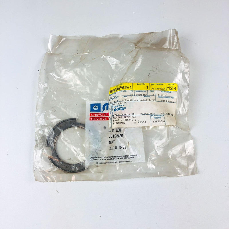 Mopar J8128427 Nut for Steering Gear for Adjuster OEM NOS 1981-86 CJ 5-8 Scrmblr 8