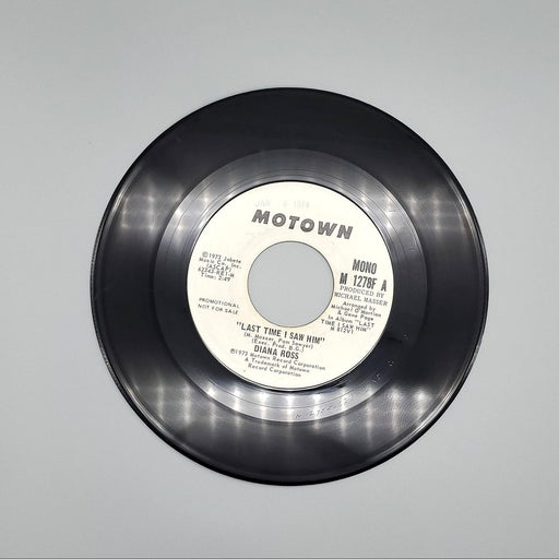 Diana Ross Last Time I Saw Him Single Record Motown 1973 M 1278F PROMO 2
