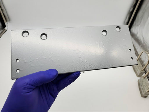 LCN 1070-18 Door Closer Drop Plate Bracket Aluminum Finish Imperfections 2
