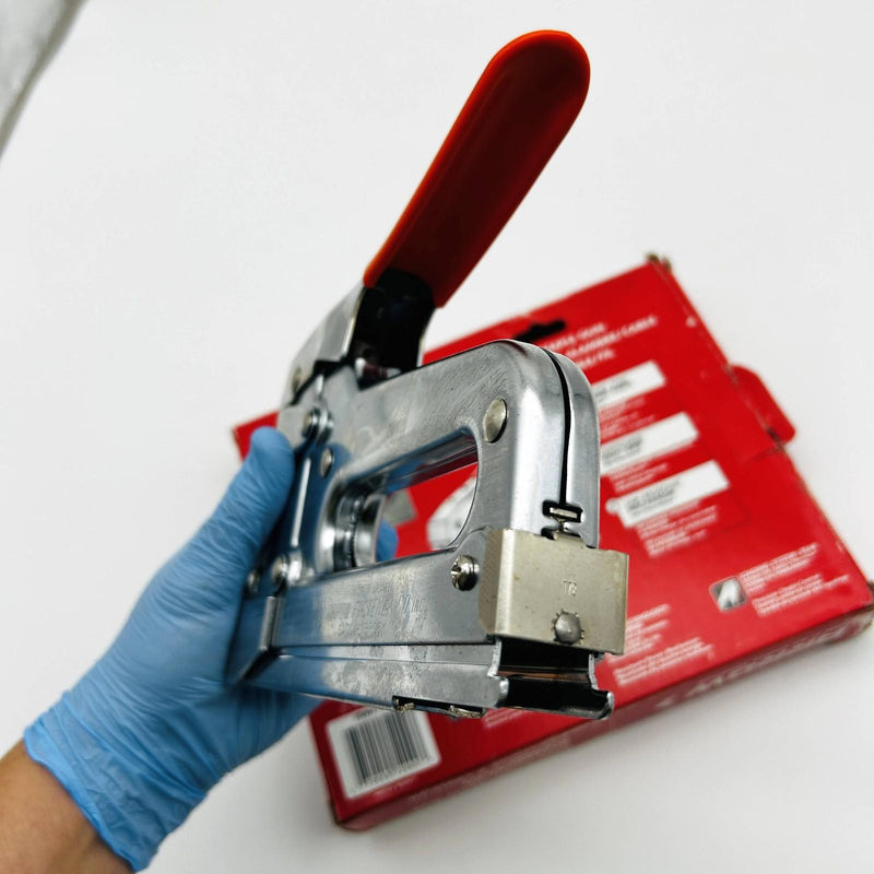 Arrow T72 Wire Cable Staple Gun Wiretacker Insulated Fastener w/ Wire Guide 7