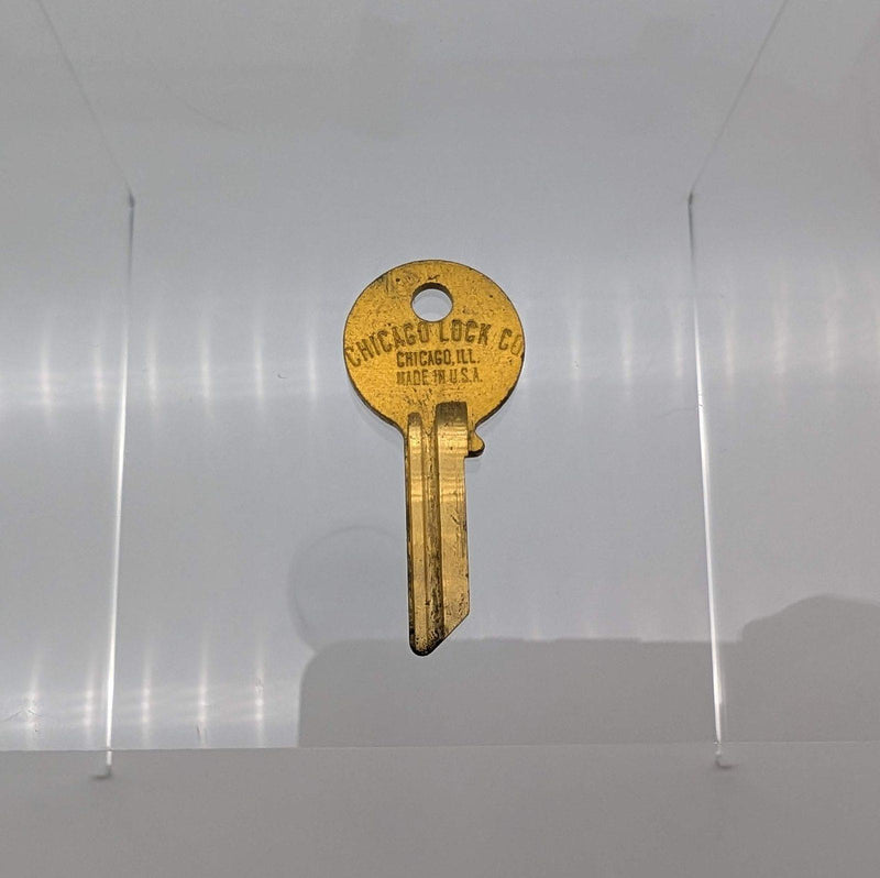 10x Chicago KP18 Key Blanks for Some Chicago Cabinet Locks Brass 1