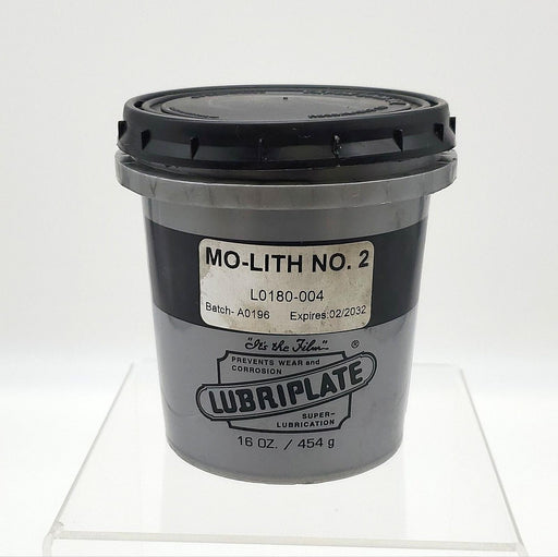 Lubriplate Mo-Lith No. 2 Lubricant 16 OZ Tub Moly-Lithium Grease Water Resistant 1