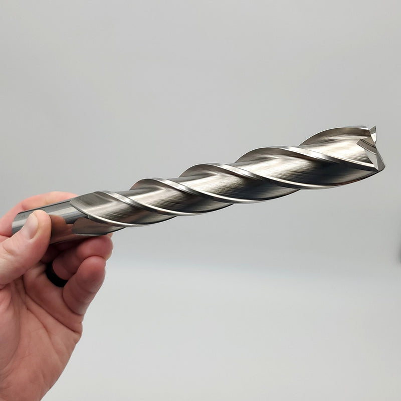 Cleveland C41404 1" Square End Mill 4 Flute 6" LOC 8-1/2" OAL 1" Shank RH Finish 1