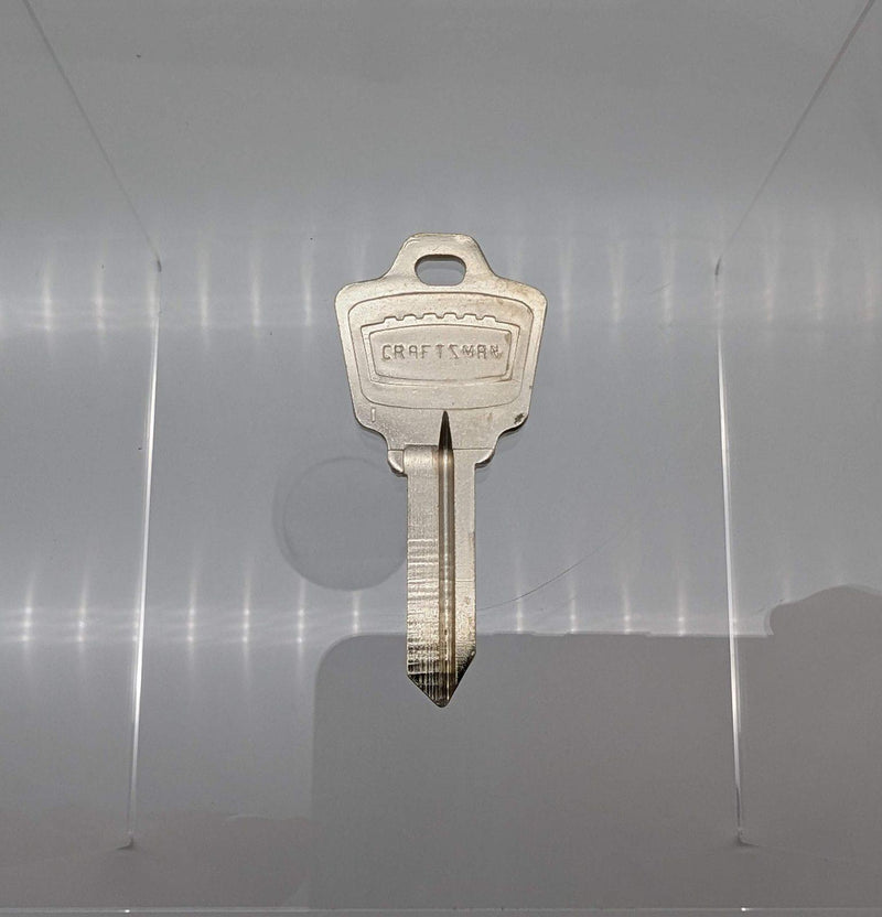 2x Ilco 1096NL Key Blanks for Some Craftsman Locks Nickel Plated 1