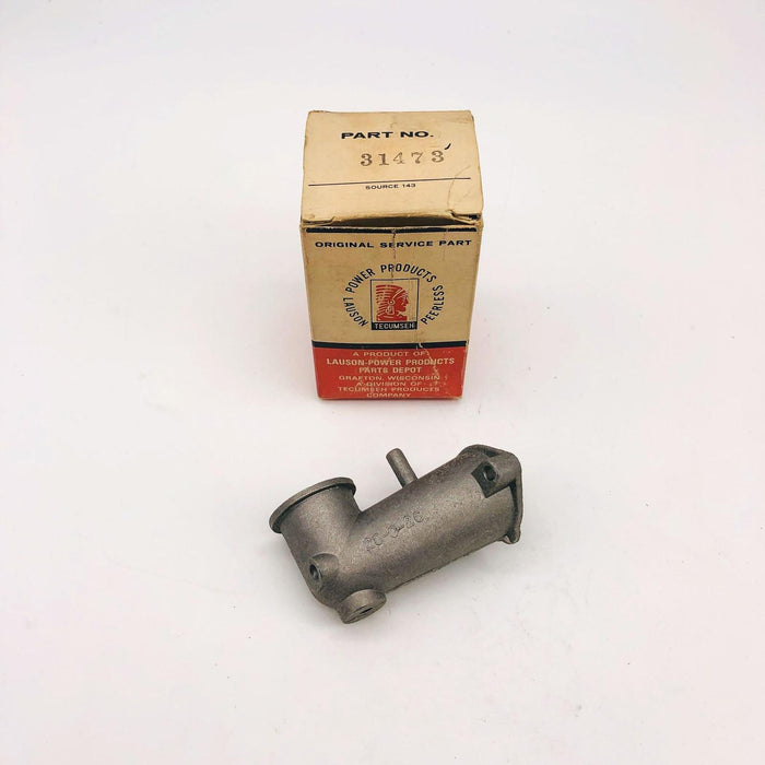 Tecumseh 31473 Air Cleaner Elbow for Engine OEM New Old Stock NOS Open 10