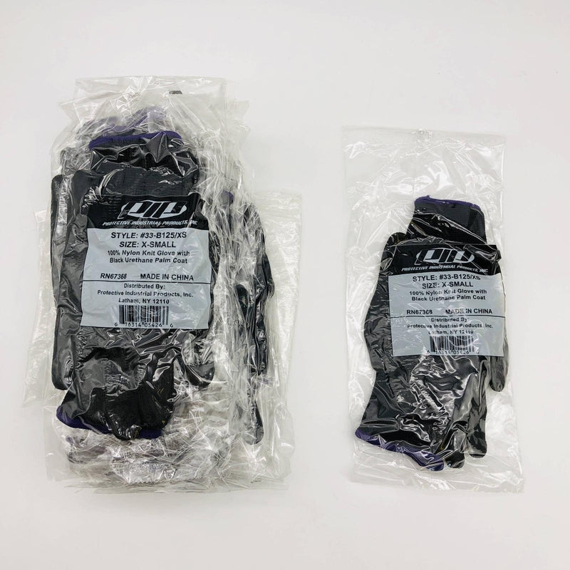 PIP 33-B125 Work Gloves XS Extra Small Seamless Nylon Polyurethane Palm 12 Pairs 10