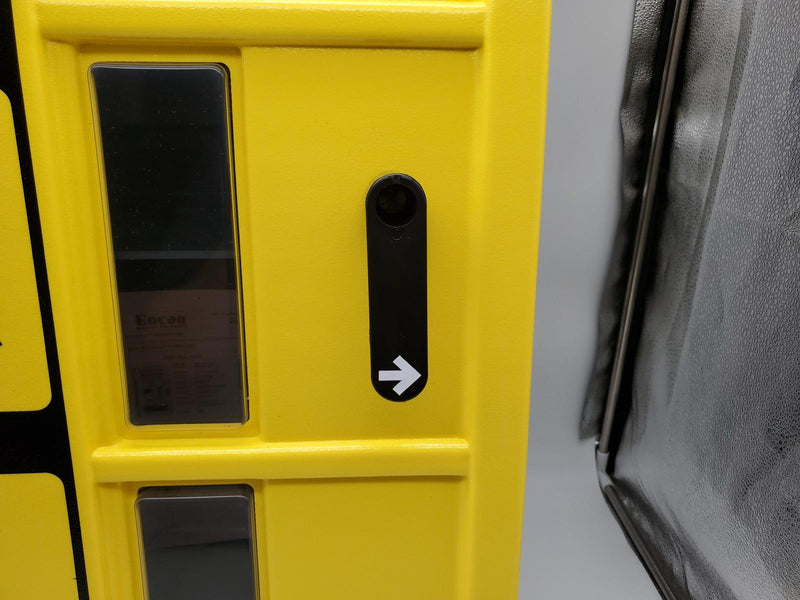 Encon Emergency Respirator Wall Case Full Size ABS Plastic 31"x16"x 11" 01336001 2