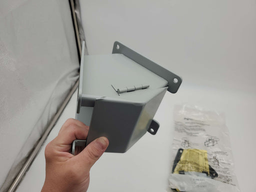 Hoffman F44LE45C Wireway Elbow 45 Deg Elbow 4" L x 4" W x 4" H Outside Open 2