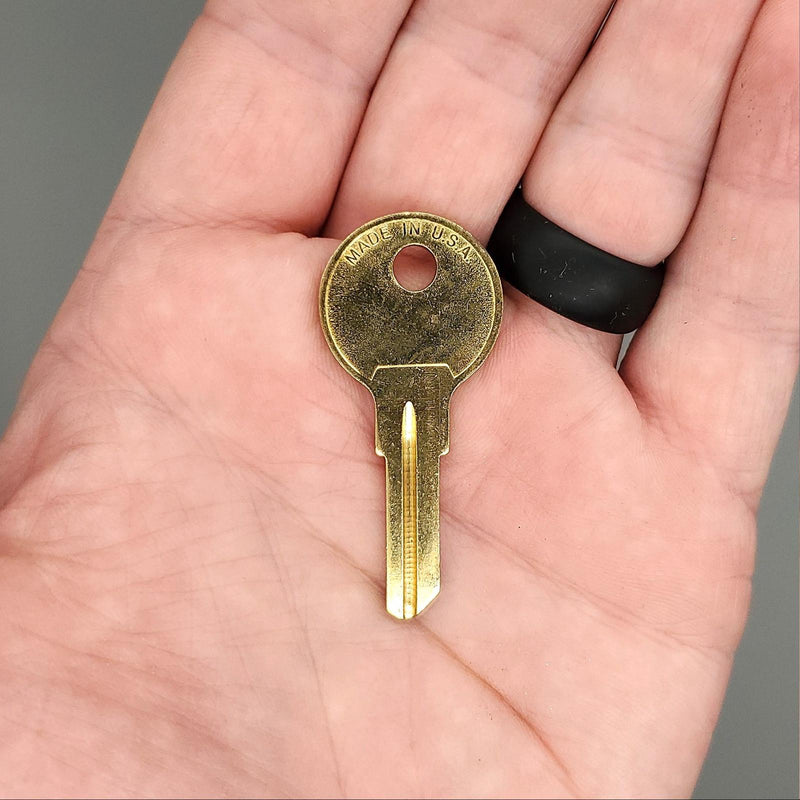 10x Hudson Lock HO2L Key Blanks Brass KBL-002-002-003 6 Pin / Disc NOS 2