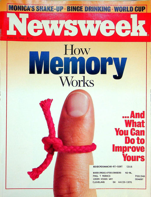 Newsweek Magazine June 15 1998 Monica Lewinsky Magic NBA Basketball Friedman 1