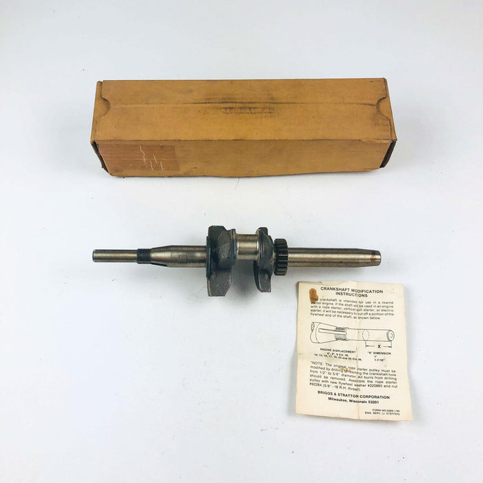 Briggs and Stratton 261400 Crankshaft with Timing Gear OEM NOS Replacd by 261718 11