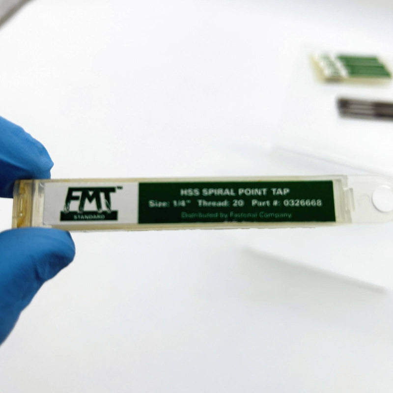 FMT Standard 0326668 Spiral Point Tap 1/4"-20 HSS 2 Flute Bright Finish Lot of 4