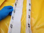 Dupont Tychem 9000 Hazmat Coverall Suit XL Hooded Yellow BR127TYLXL000200 Pack 2 4