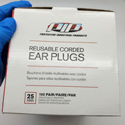 PIP Reusable Ear Plugs Corded 25 NRR 267-HPR310C 100 Pairs 6
