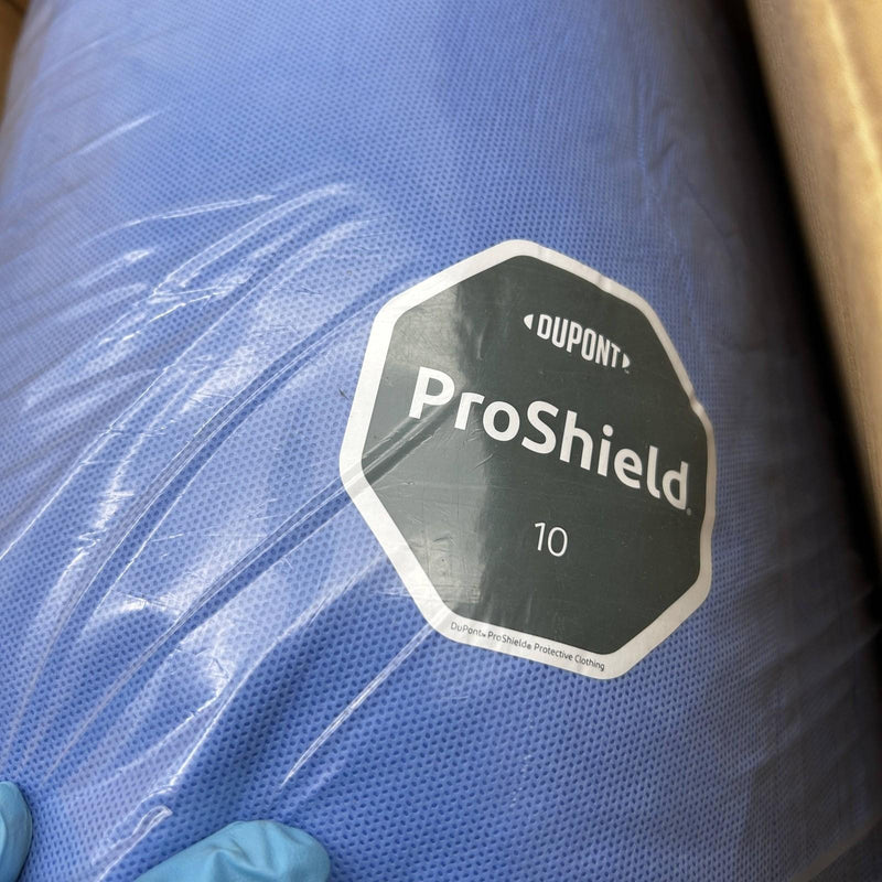 Dupont Proshield 10 Disposable Coveralls XL Blue PN PB125SBUXL002500 25/Case 3