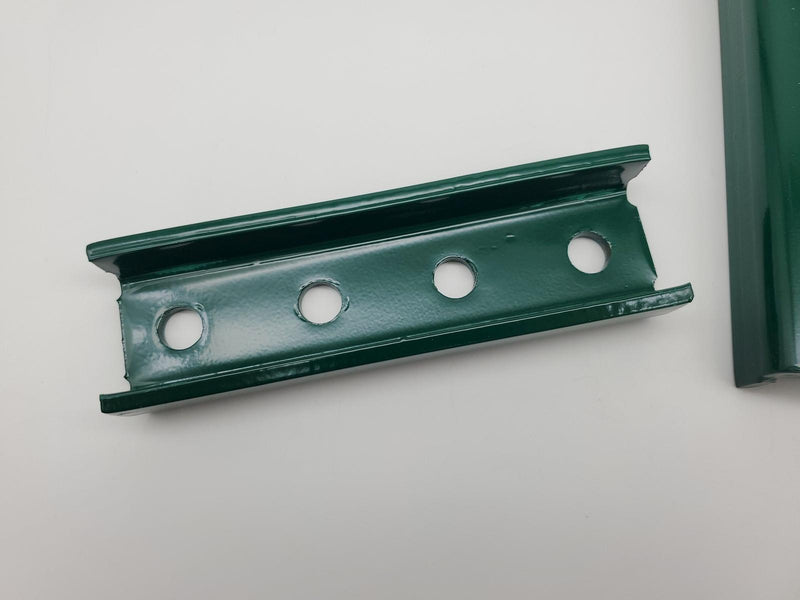 2x Unistrut 13/16" 4 Hole Splice Clevis Couplers Green for P3300, P4000, P4100 4