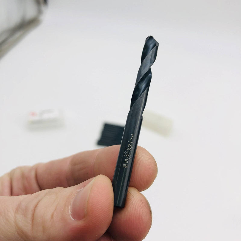 12x Chicago-Latrobe 49214 Drill Bit 7/32" 159 Heavy-Duty Screw Machine 2.3750" 3