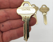 5x Schlage Everest 35-016 C200 Key Blanks Nickel Silver 6 Pin NOS 2