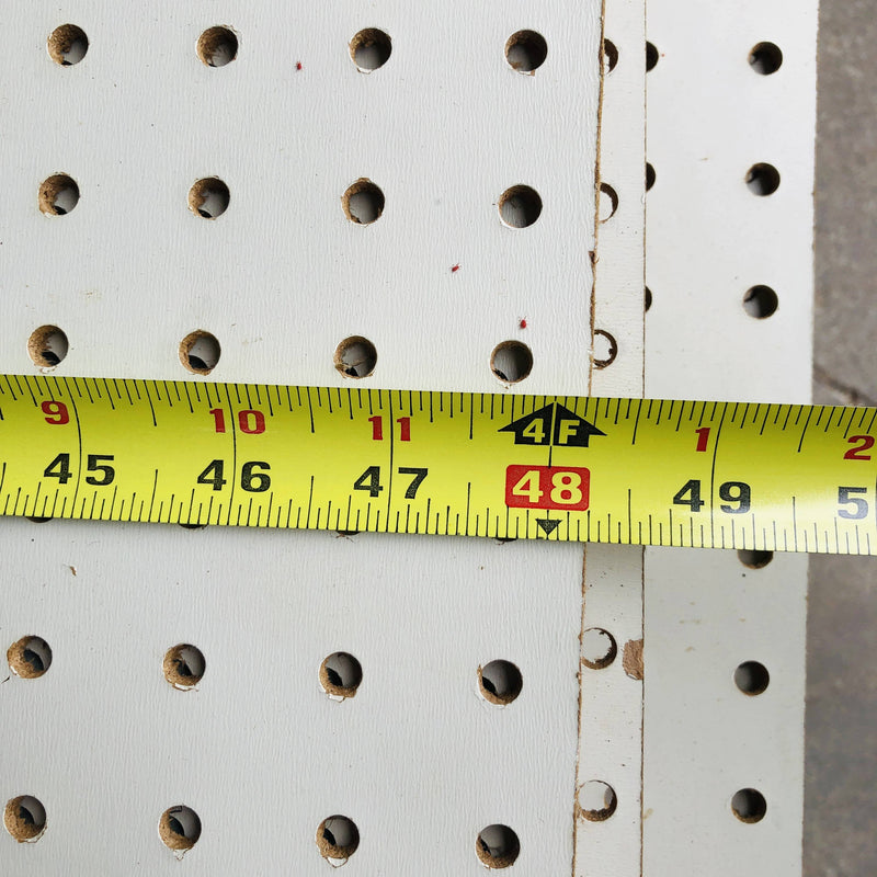 Pegboard Sheets Lot of 15 48.5in x 46.75in